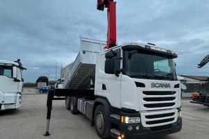 Scania G450 Gru PK 24.002 + Ribaltabile