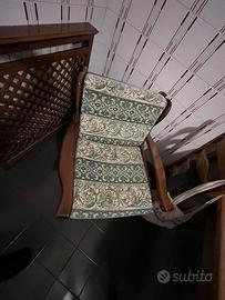 Poltrona vintage in legno