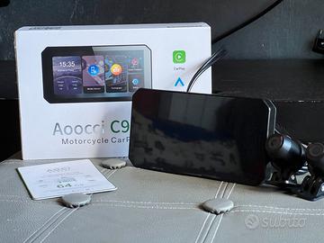 Carplay Moto Aoocci C9 Pro + Dashcam + Sensori