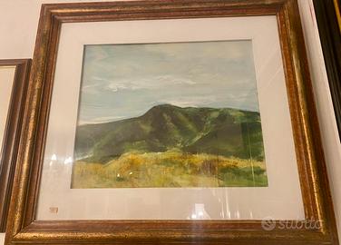 SplendidaOpera storica di Magazzini olio su tavola