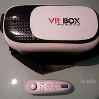 Vr box per realtà virtuale con telecomando