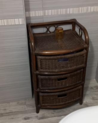 Cassettiera in bambù