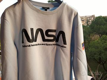 maglione unisex Nasa H M taglia L azzurro celeste Abbigliamento e Accessori In vendita a Roma