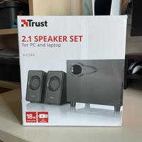 Sistema Audio Trust per Pc, Laptop e monitor.