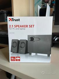 Sistema Audio Trust per Pc, Laptop e monitor.