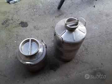 bidoni fusti inox 50/25 Lt con rubinetto x aliment