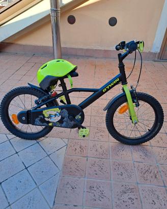 Bicicletta bambino btwin 500 dark 16"