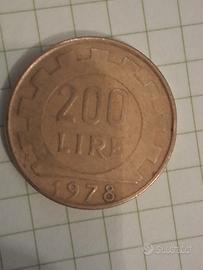 200 lire. 1978