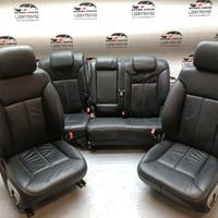 Set completo sedili in pelle nera mercedes classe