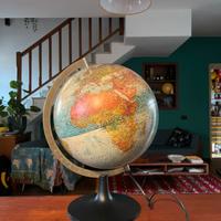 Mappamondo lampada vintage