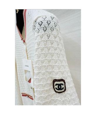 cardigan Chanel in maglia traforata 