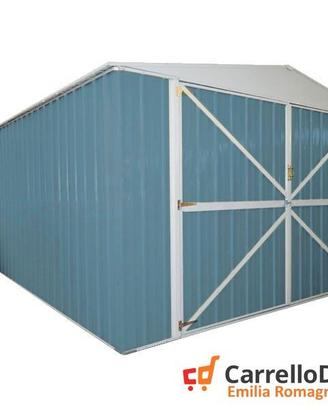 Box auto in Acciaio lamiera 360x514cm 18mq blu