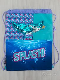 Zainetto Sacca Giopop Splash Siren - Con Paillette