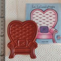 Timbro poltroncina cuore