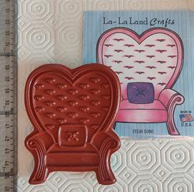 Timbro poltroncina cuore