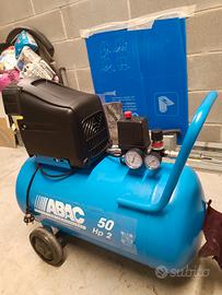 compressore aria 50 litri abac 