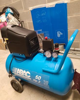 compressore aria 50 litri abac 