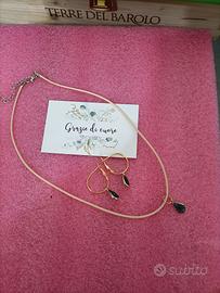 collana orecchini 