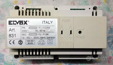 Alimentatore Citof. Elvox 831 - 6 mesi di garanzia