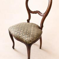 Sedie antiche  noce set di cinque