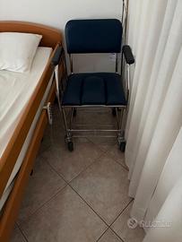 sedia wc a rotelle