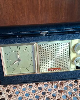 Radio sveglia portatile vintage  anni60 - 70  marc