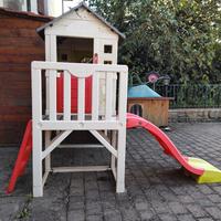 Casetta Smoby con scivolo