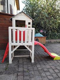 Casetta Smoby con scivolo