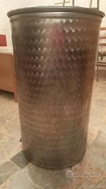 Tanica olio 100 litri, acciaio inox per alimenti.
