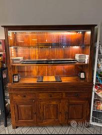 Mobile / vetrina di pregio in  legno vetrato