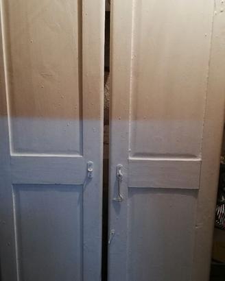 Coppia porte legno antichissime 160x80