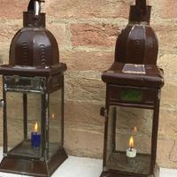 Coppia di Lanterne a candela