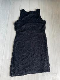 Tubino nero sbracciato estivo