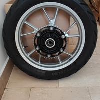 Cerchi BMW 650 GS e gomme Metzeler