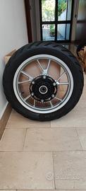 Cerchi BMW 650 GS e gomme Metzeler