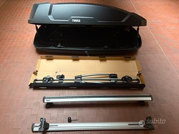 Kit Thule: box Force XT XL, barre e portabici