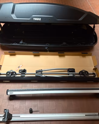 Kit Thule: box Force XT XL, barre e portabici