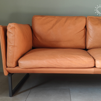 Divano 3 posti in pelle - stile contemporaneo