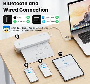 Stampante termica portatile.