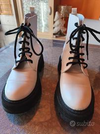 Stivaletti donna N 38 bianco 