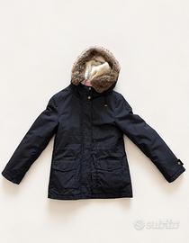 Parka subdued nero con imbottutura