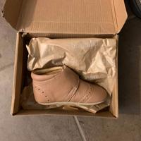 👣 Scarpine Primi Passi Bisgaard in Pelle rosa