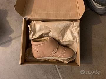 👣 Scarpine Primi Passi Bisgaard in Pelle rosa