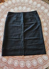 Gonna nera lana Tg 50