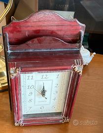 Orologio porta chiavi da parete