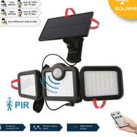 Led con Pannello Solare e Telecomando - Sensore
