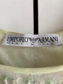 Canotta Emporio Armani  taglia 42 con paillettes