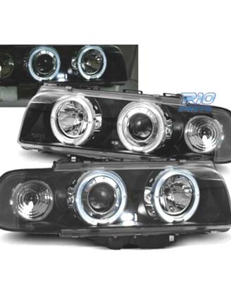 FARI BMW SERIE 7 E38 94-98 ANGEL EYES SFONDO NERO