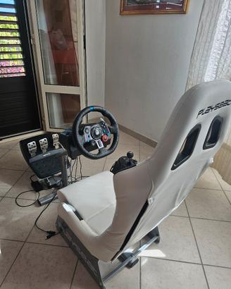 Playseat Sim Racing Logitech G29 + Cambio H 