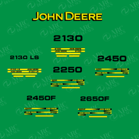 Adesivo John Deere 2130 (LS) 2250 2450 (F) 2650